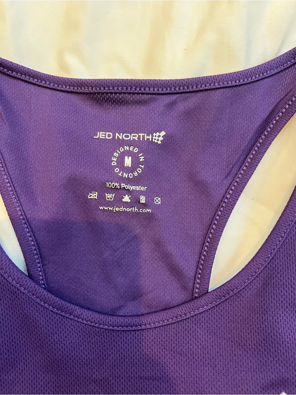Jed North Purple Racerback Performance Tank - Picture 3 of 5